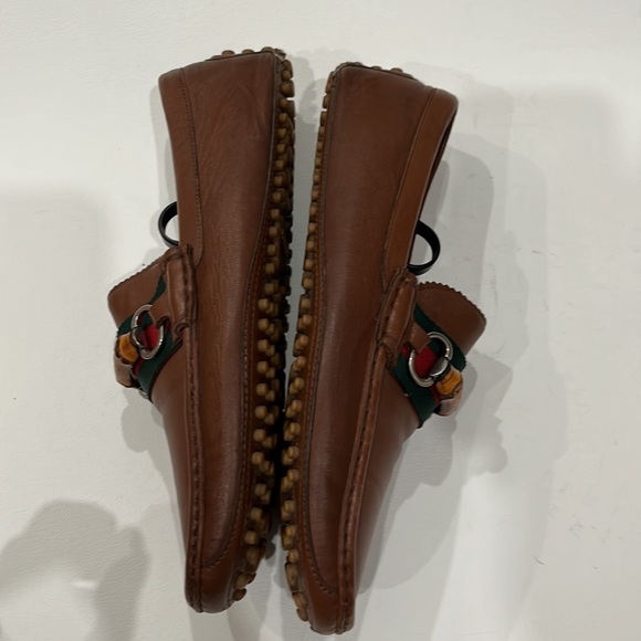 Incredible horse bit Bamboo Gucci loafers - Picture 3 of 7